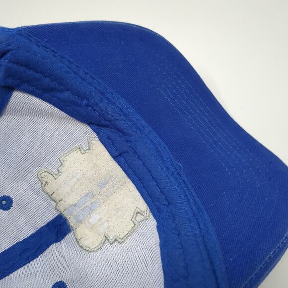 2016 Torch Run 30th Anniversary Strapback Baseball Cap Blue One Size BWM Global - Picture 8 of 10